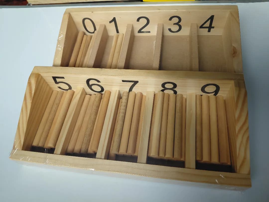 Juego Didáctico de Conteo Montessori de Madera para Niños - Imagen 2