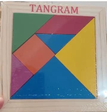 Tangram de Madera Didáctico para Niños - Imagen 1
