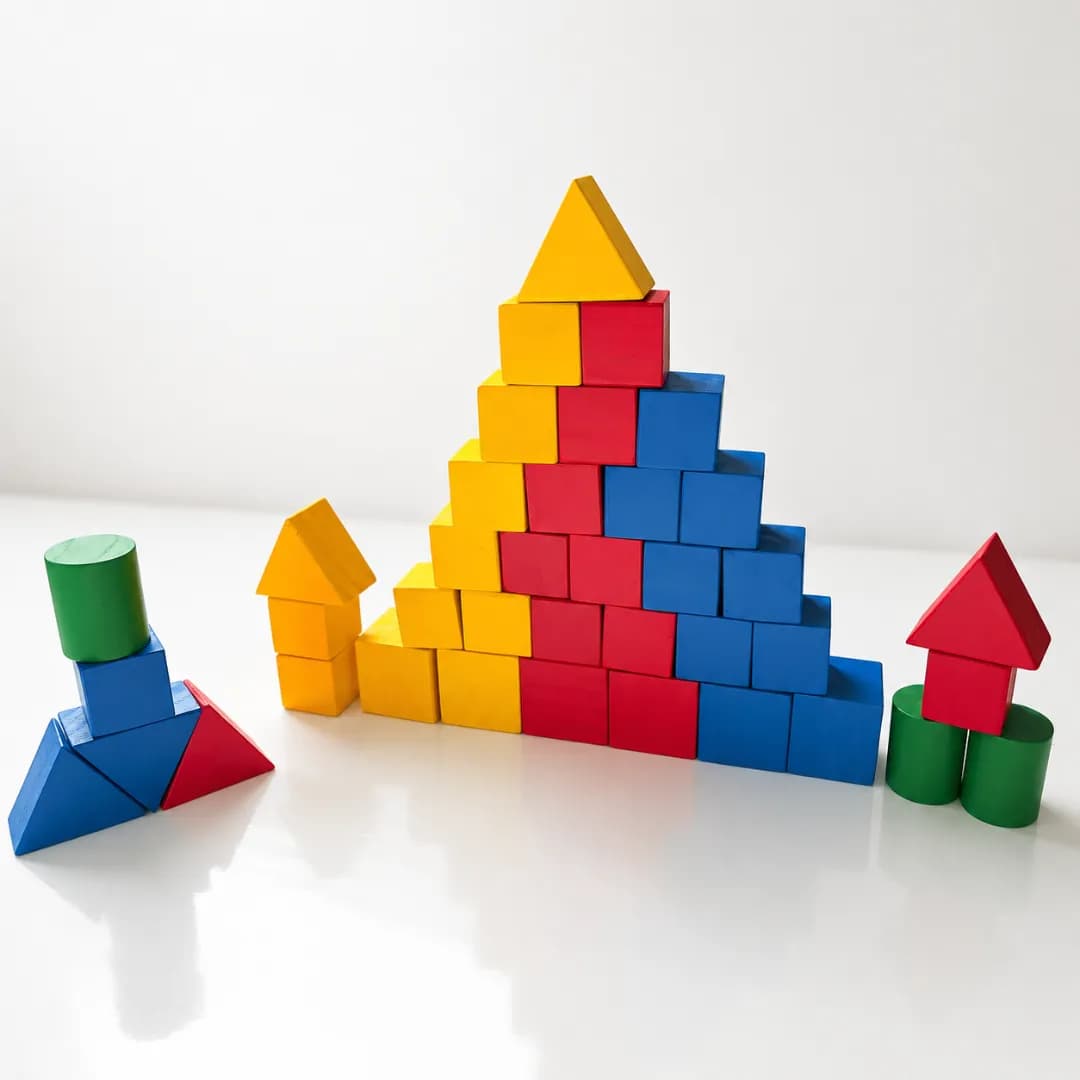Bloques de construcción de 39 piezas de Colores - Imagen 1