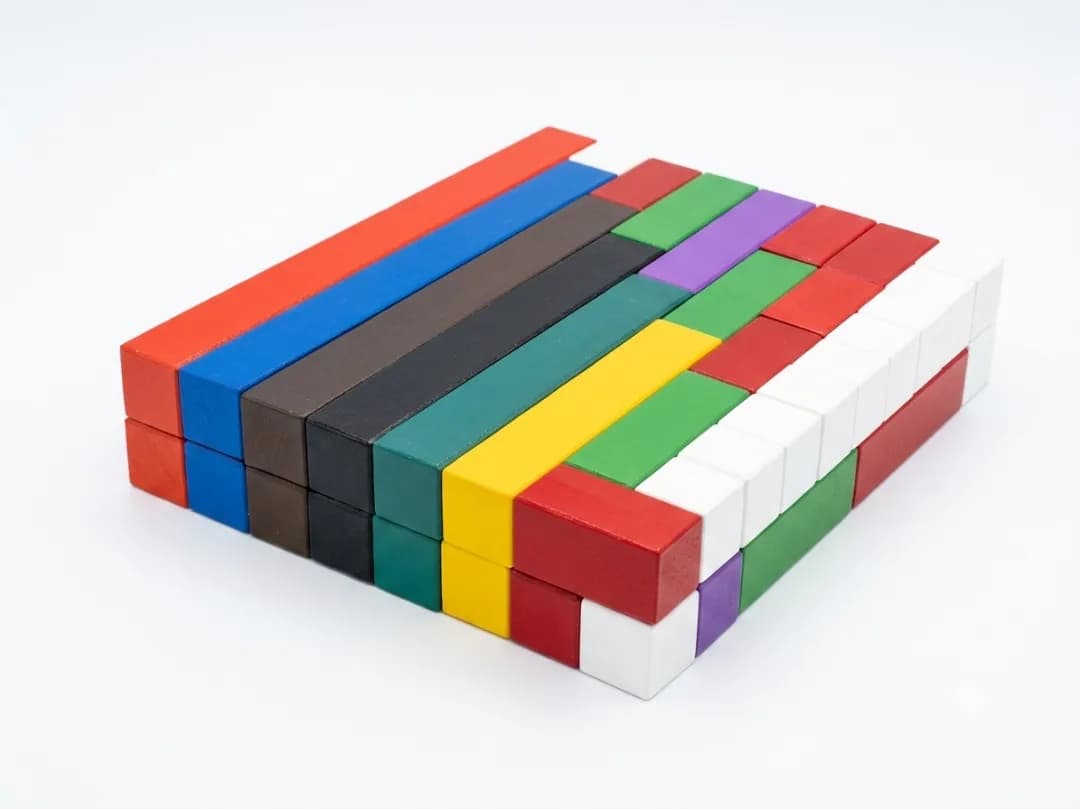 Regletas de Cuisenaire Grandes - 42 Piezas para Aprender Jugando - Imagen 2