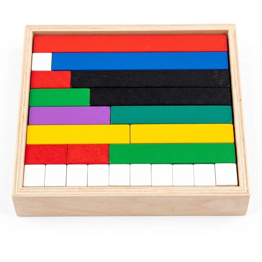 Regletas de Cuisenaire Grandes - 42 Piezas para Aprender Jugando - Imagen 1