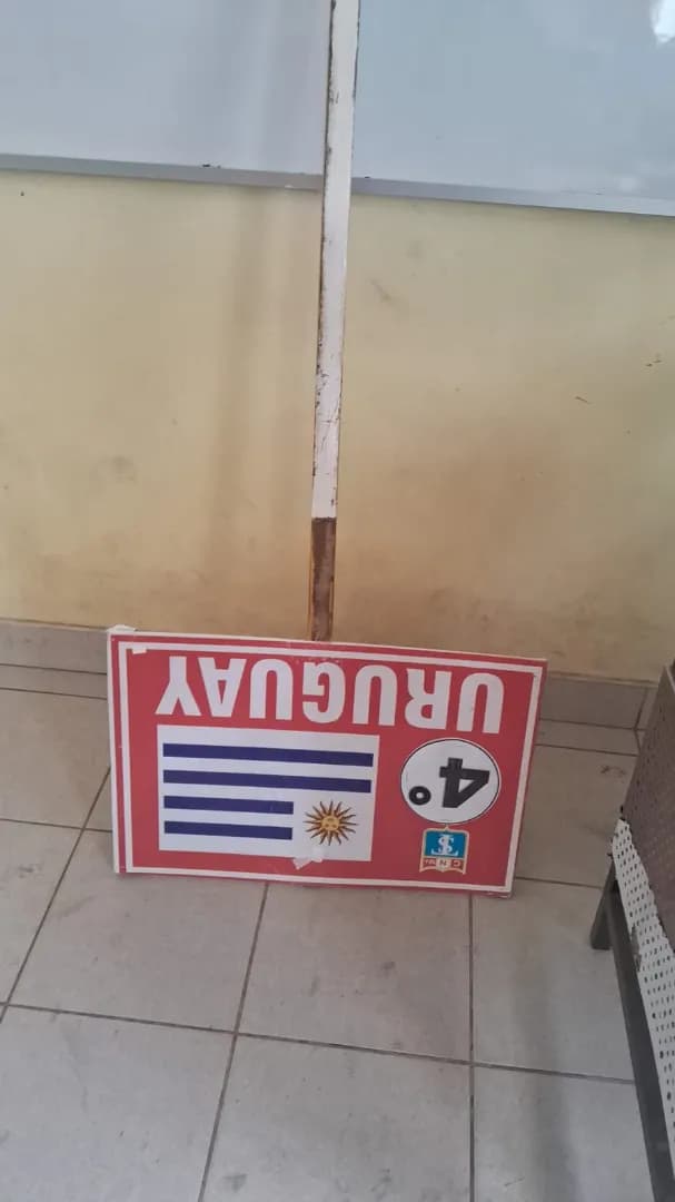 Cartel Decorativo Uruguay - 40cm - Imagen 1