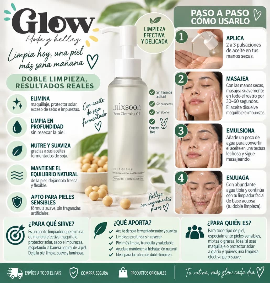 Mixsoon - Bean Cleansing Oil - 100ML - Imagen 2