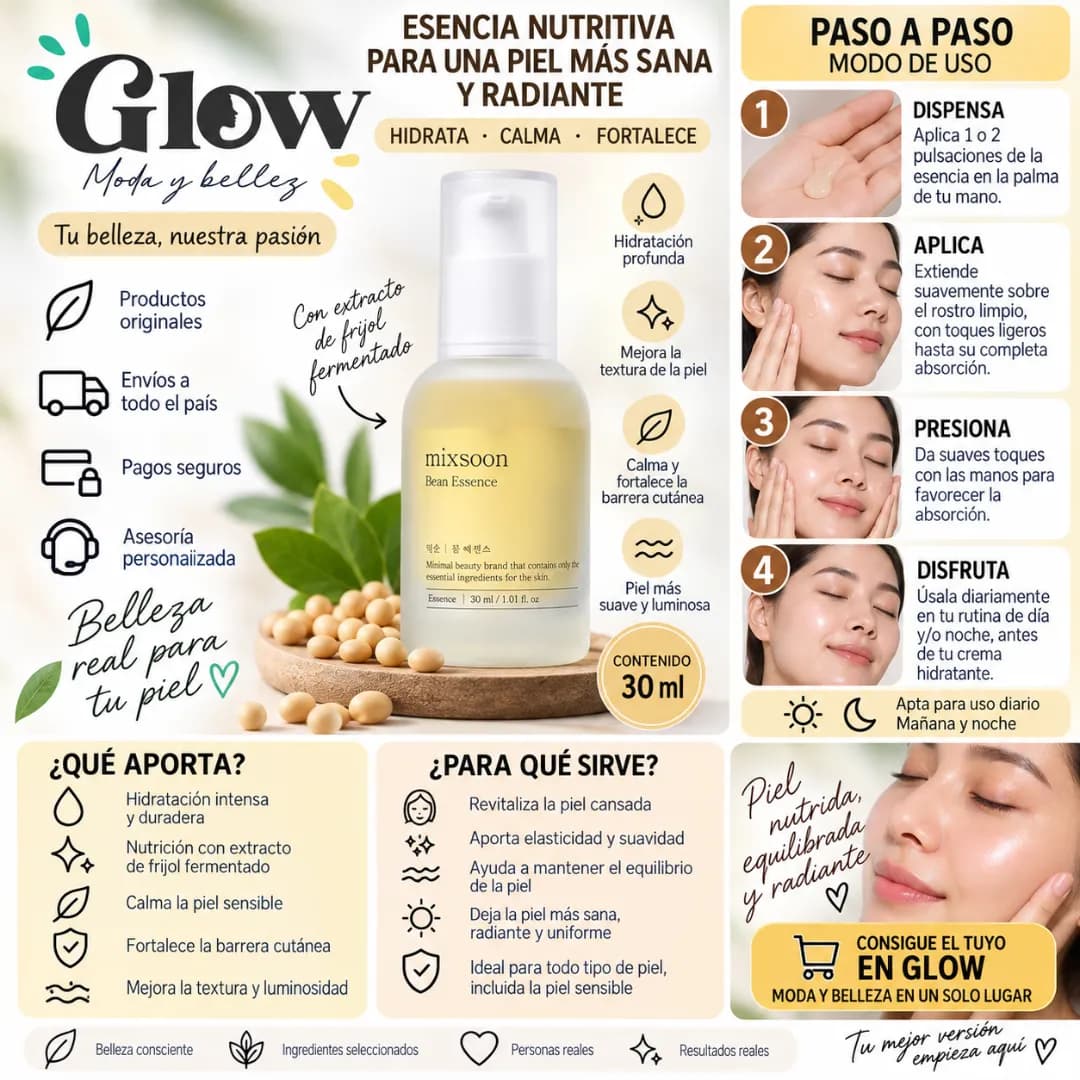 Mixsoon - Bean Essence-30ML - Imagen 2
