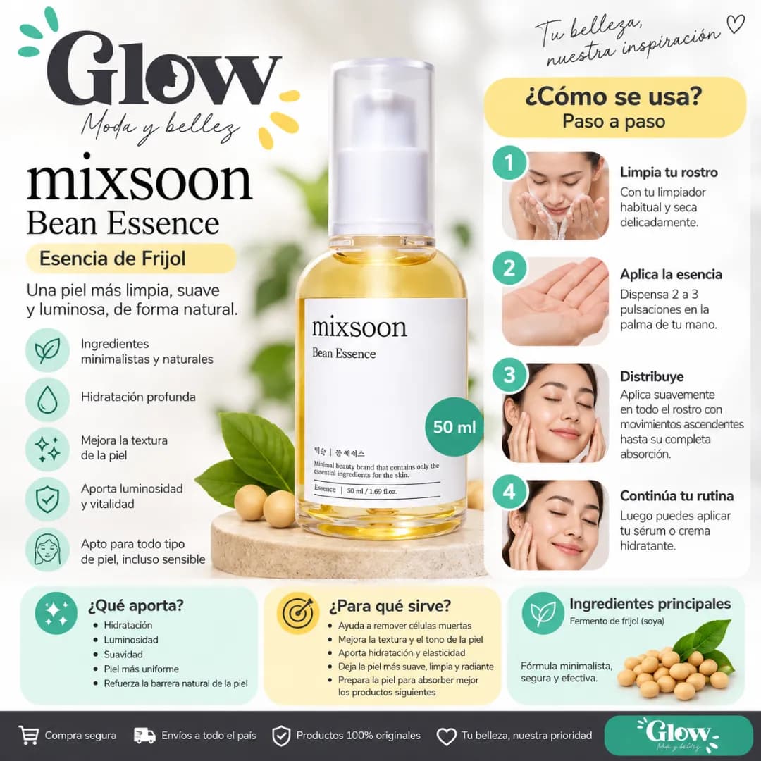 Mixsoon - Bean Essence-50ML - Imagen 2