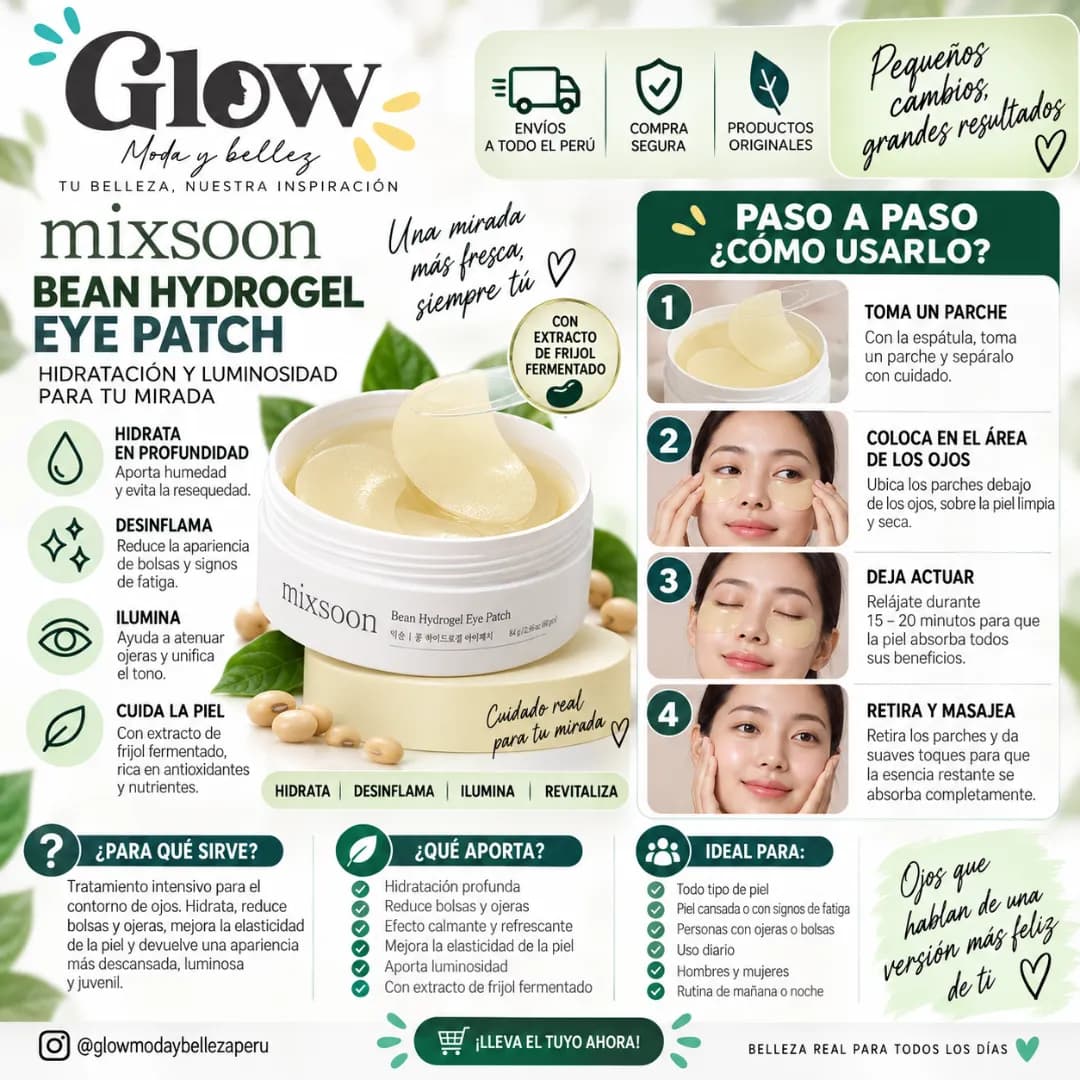 Mixsoon - Bean Hydrogel Eye Patch - Imagen 2