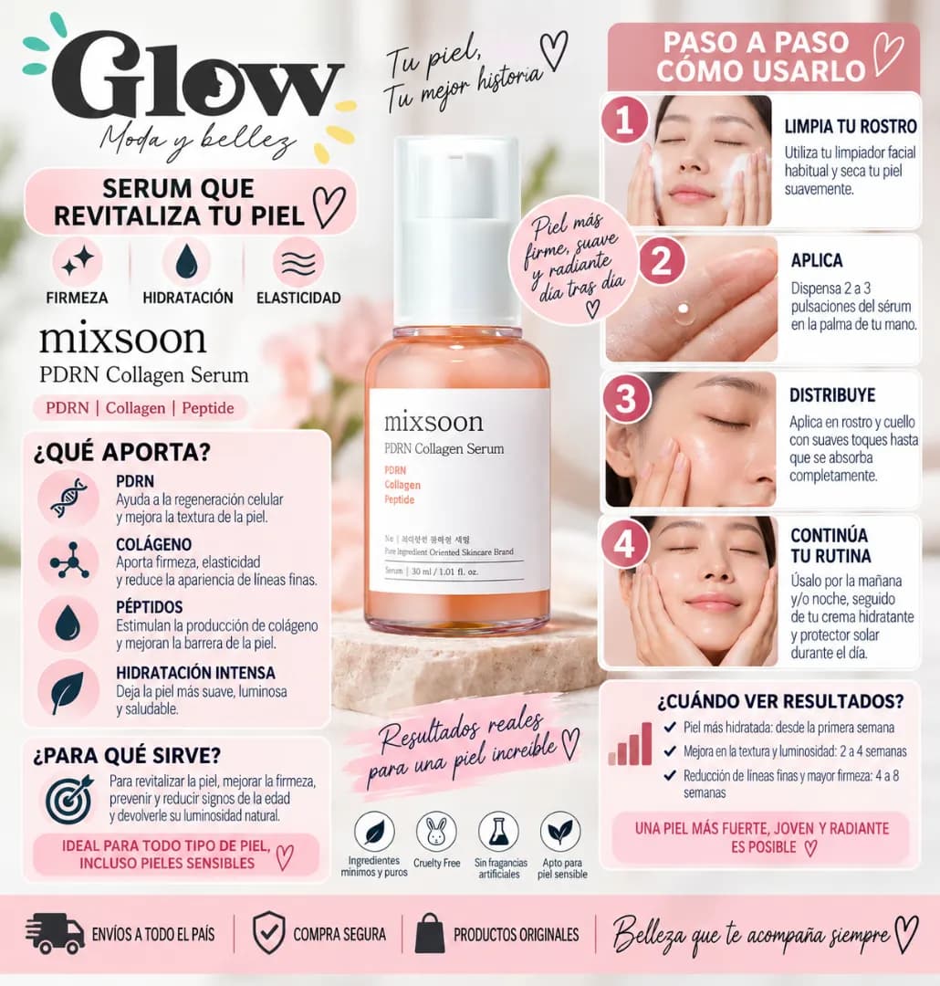 Mixsoon - PDRN Collagen Serum - Imagen 2