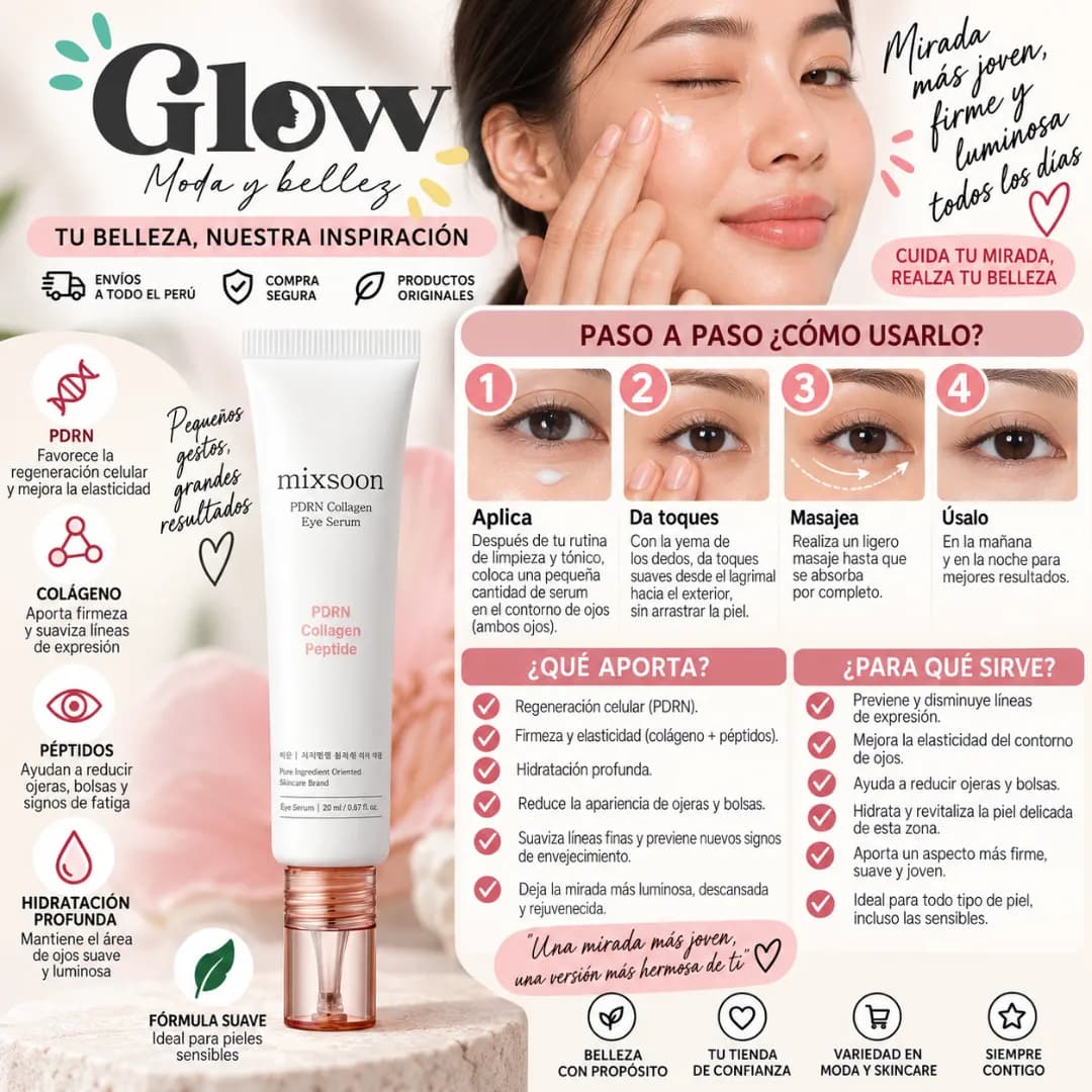 Mixsoon - PDRN Collagen Eye Serum - Imagen 2