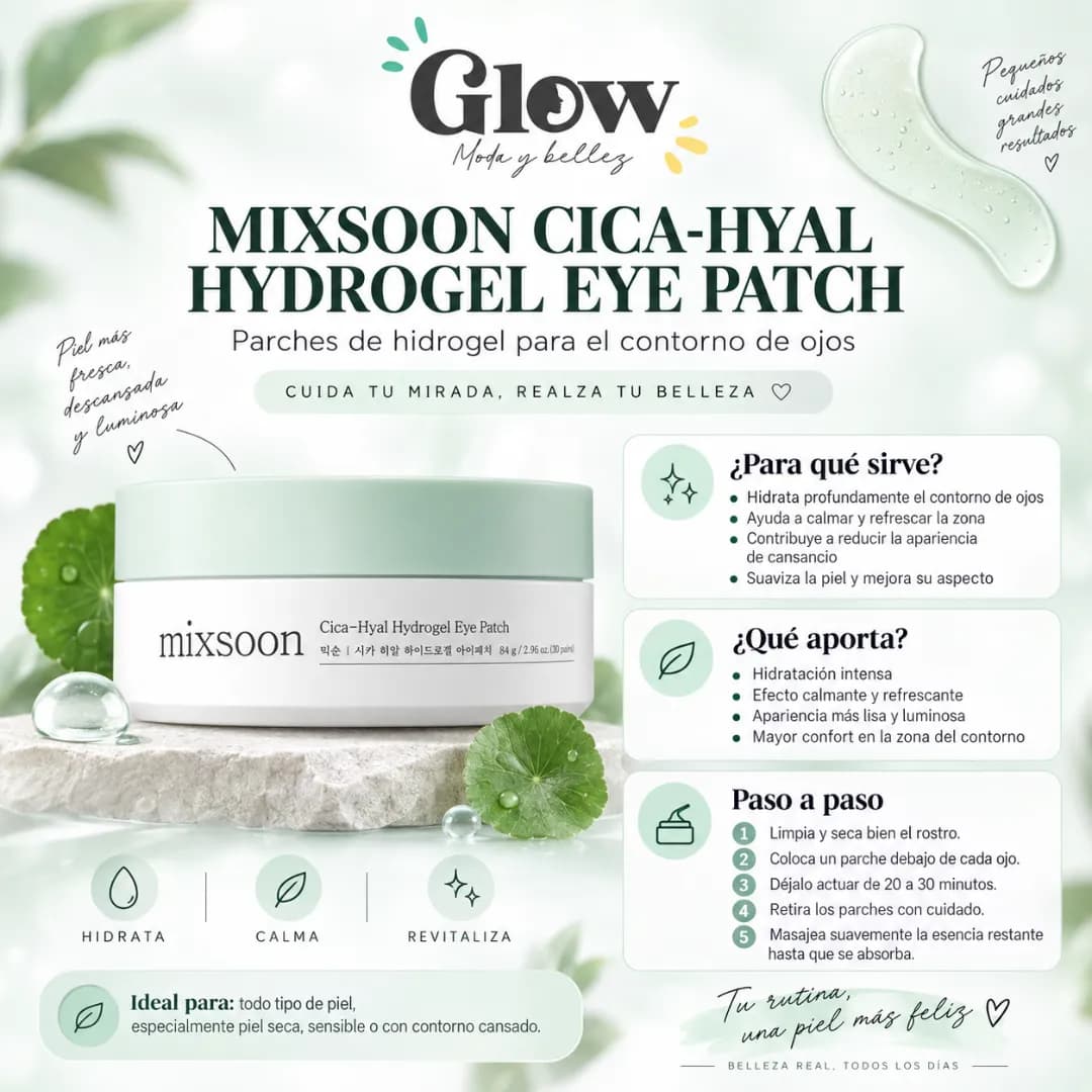 Mixsoon - Cica-Hyal Hydrogel Eye Patch - Imagen 2