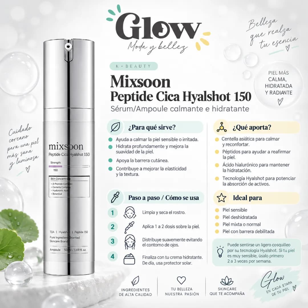 Mixsoon - Peptide Cica Hyalshot 150 - Imagen 2