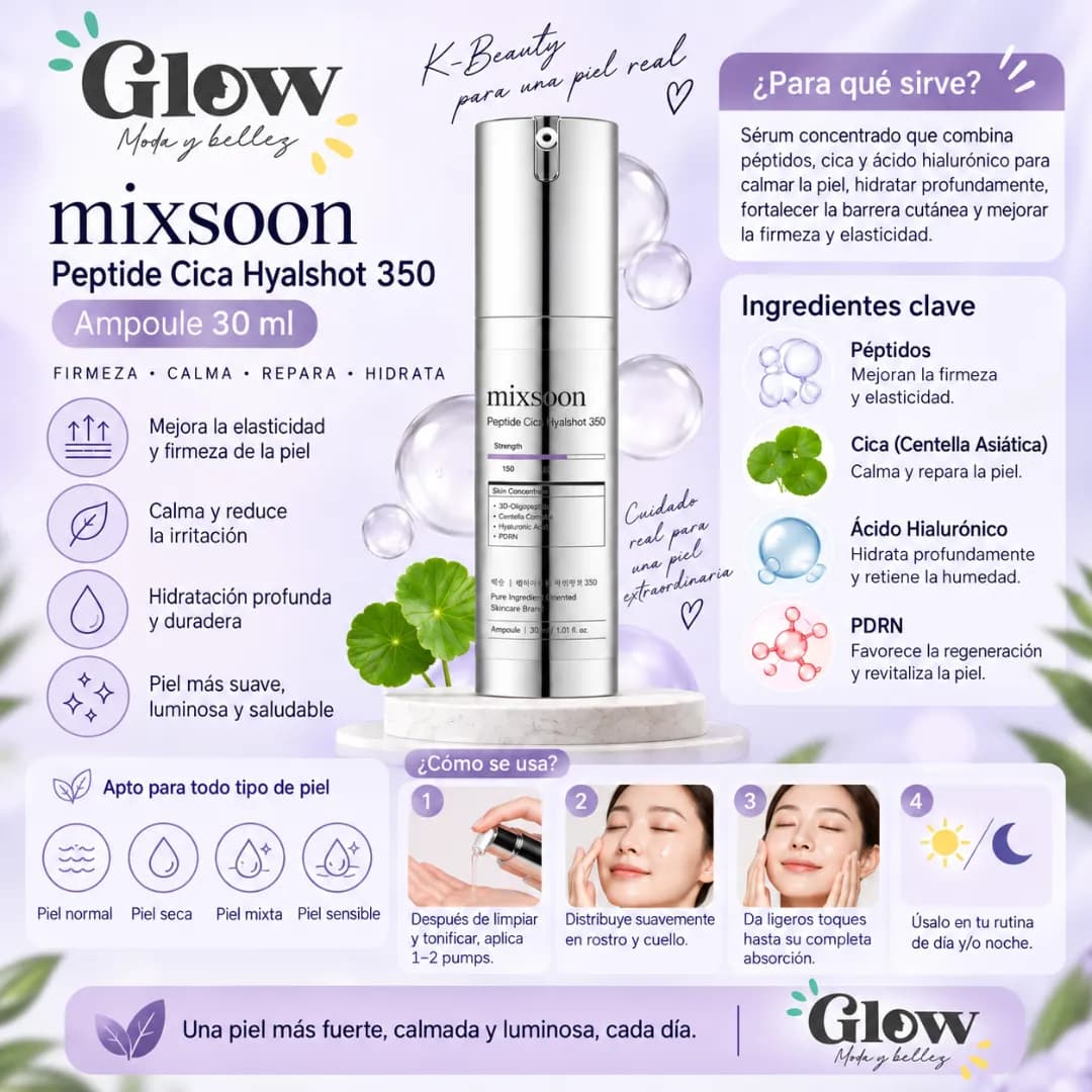 Mixsoon - Peptide Cica Hyalshot 350 - Imagen 2
