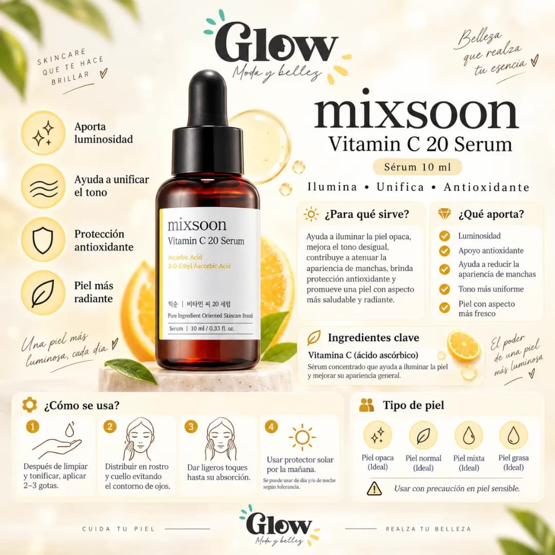 Mixsoon - Vitamin C 20 Serum - Imagen 2
