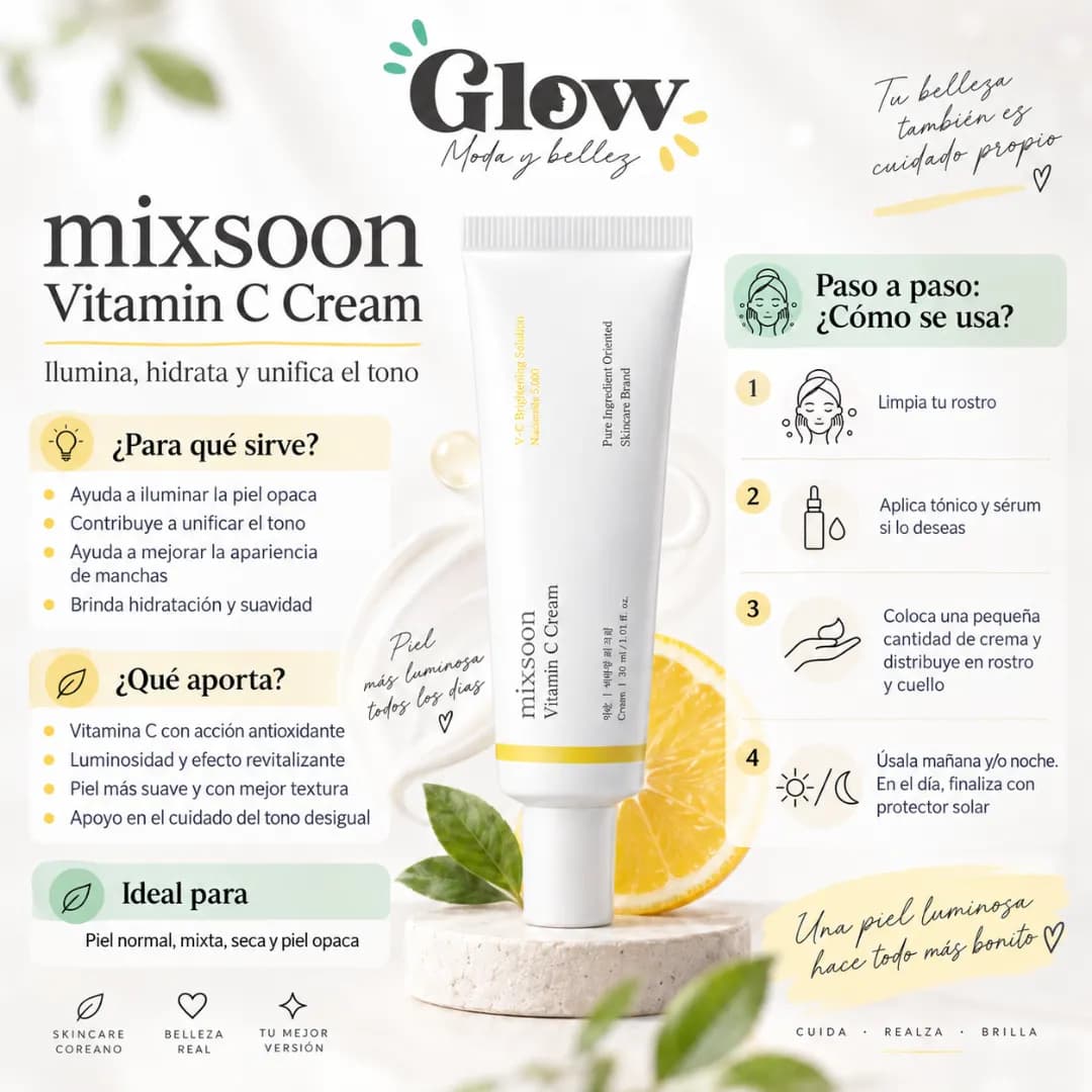 Mixsoon - Vitamin C Cream - Imagen 2