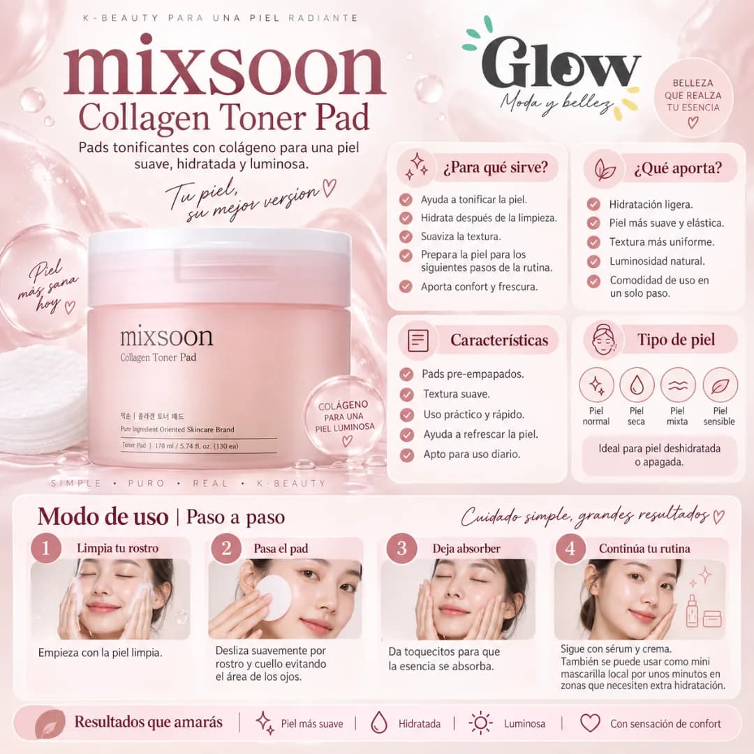 Mixsoon - Collagen Toner Pad - Imagen 2