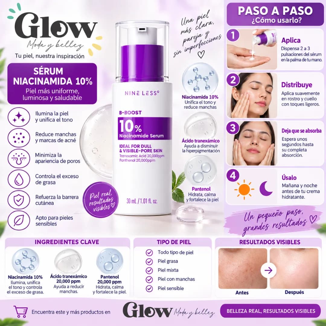 Nineless - 10% B-boost Niacinamide Serum - Imagen 2