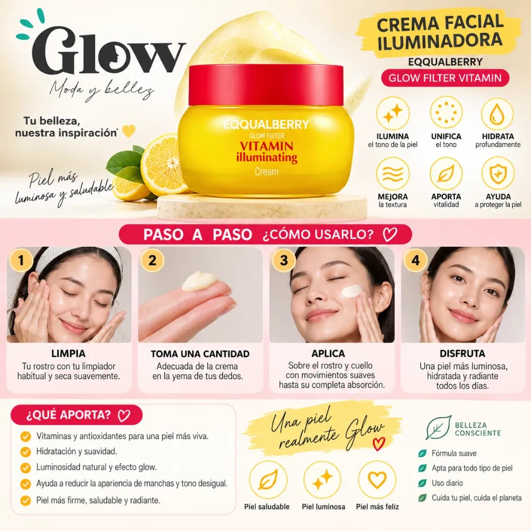Eqqualberry - Vitamin illuminating Cream - Imagen 2