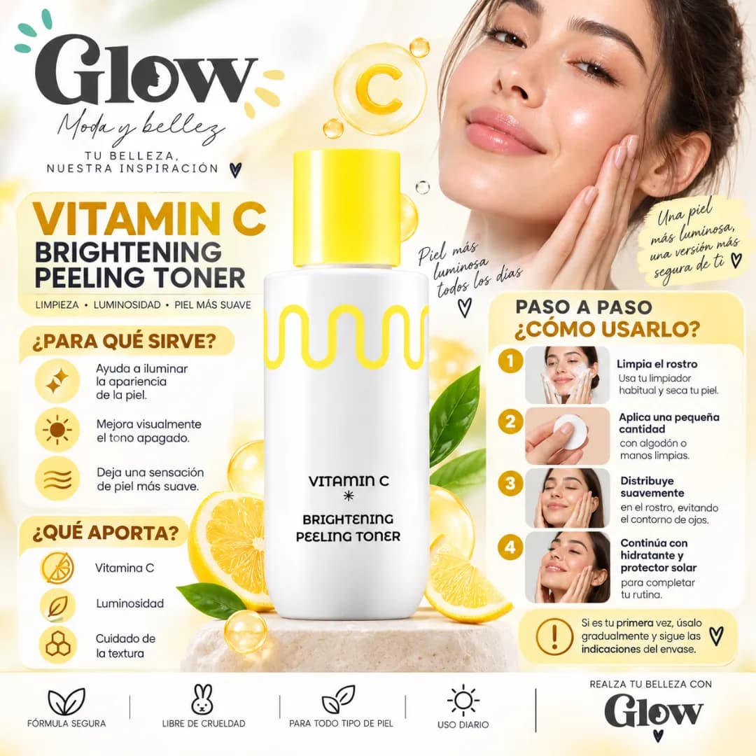 Commonlabs - Vitamin C Brightening Peeling Toner - Imagen 2
