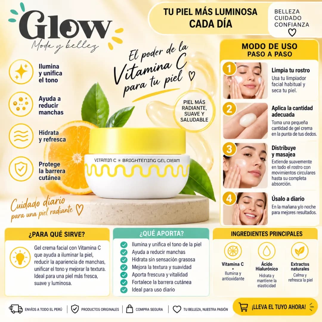 Commonlabs - Vitamin C Brightening Gel Cream - Imagen 2