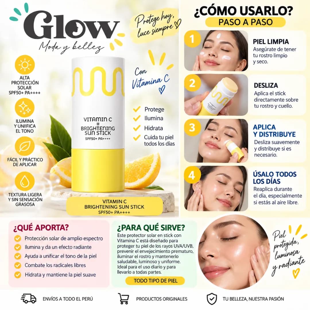 Commonlabs - Vitamin C Brightening Sun Stick SPF50 - Imagen 2