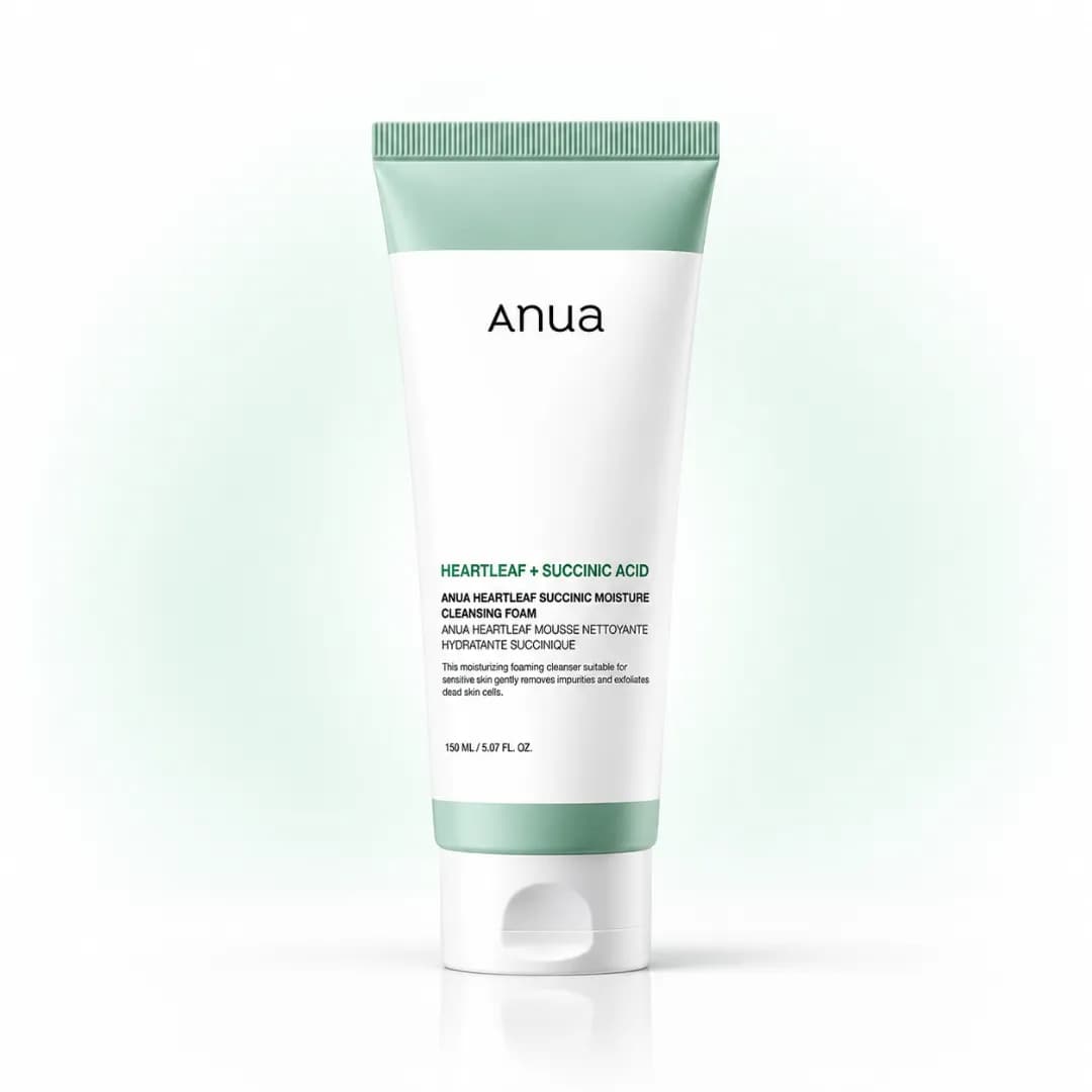 Heartleaf Succinic Moisture Cleansing Foam - Imagen 1