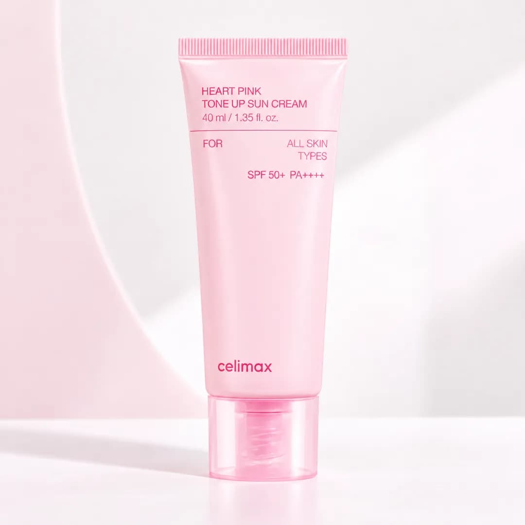 Heart Pink Tone Up Sun Cream - Imagen 1