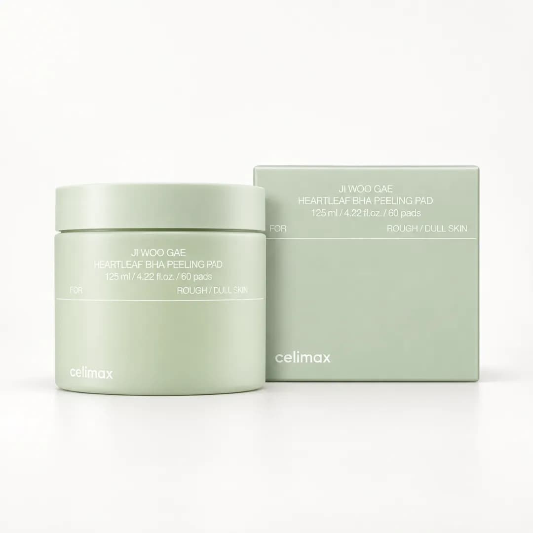 JIWOOGAE Heartleaf BHA Peeling Pad - Imagen 1