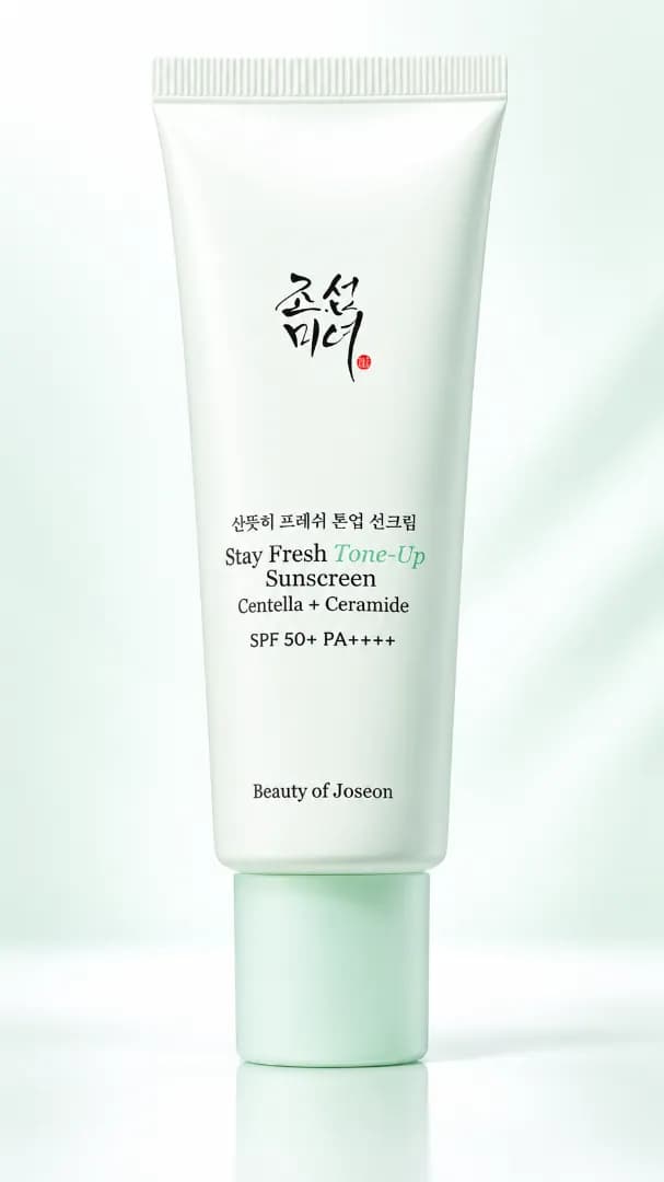 Stay Fresh Tone-Up Sunscreen - GREEN - Imagen 1