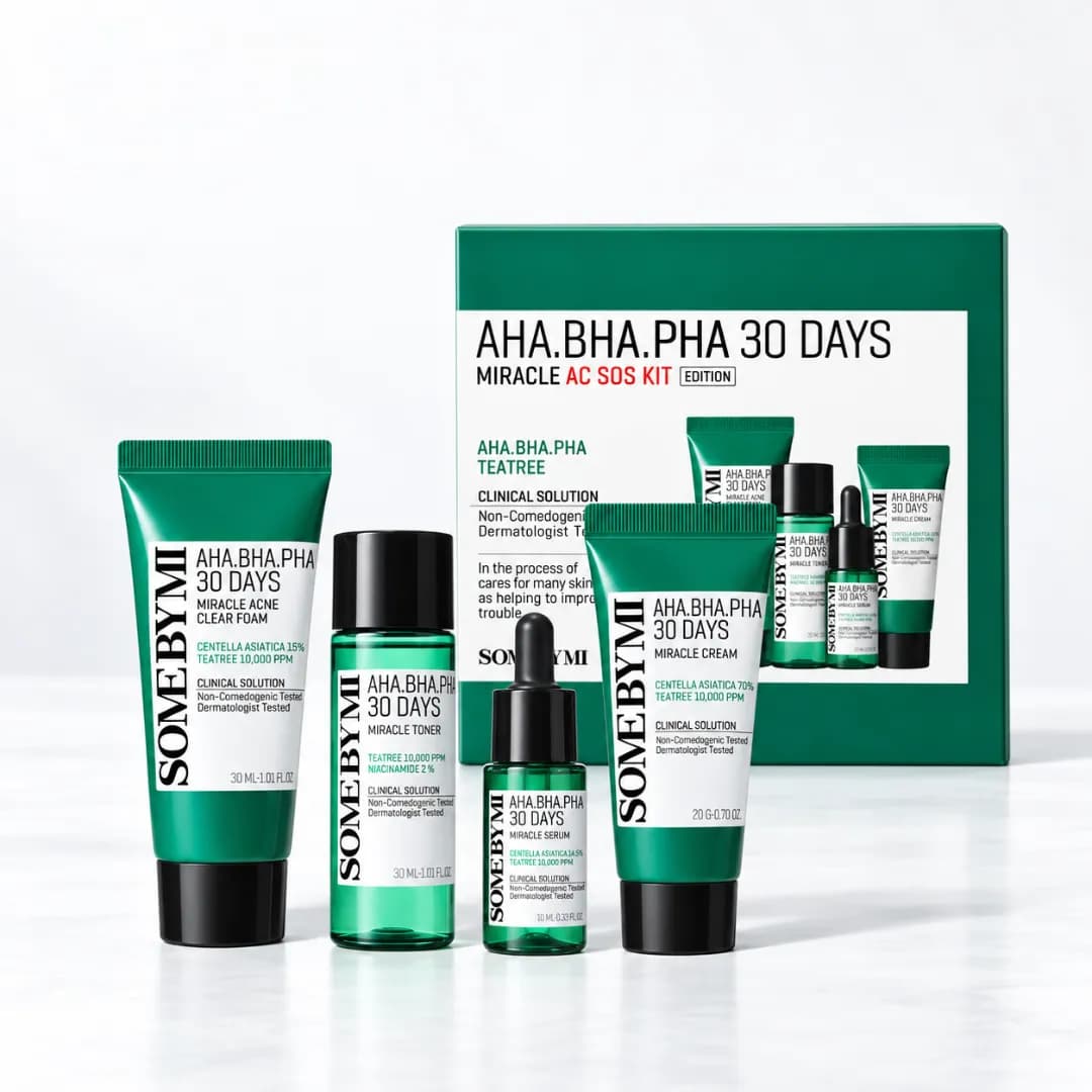 AHA, BHA, PHA 30 Days Miracle AC SOS Kit - Imagen 1