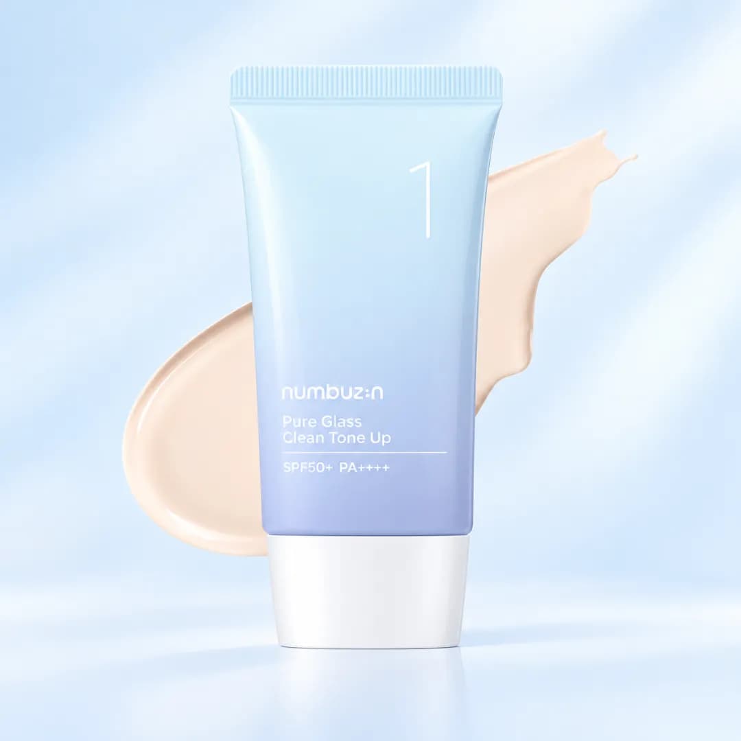 numbuzin - No.1 Pure Glass Clean Tone Up - Imagen 1