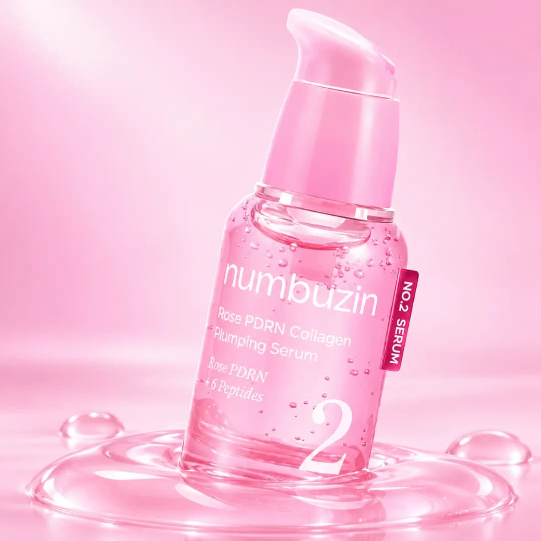 numbuzin - No.2 Rose PDRN Collagen Plumping Serum - Imagen 1