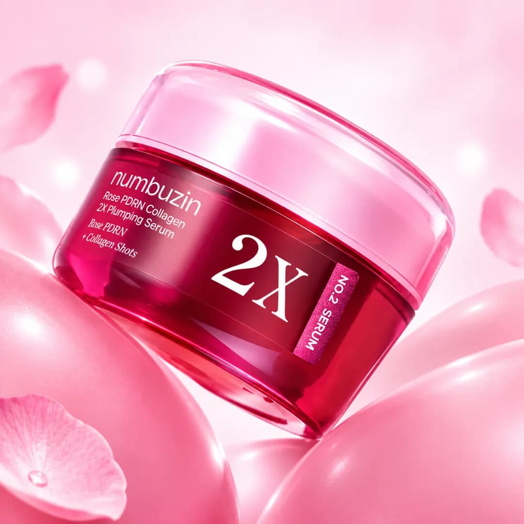 numbuzin - No.2 Rose PDRN Collagen 2X Plumping Serum - Imagen 1