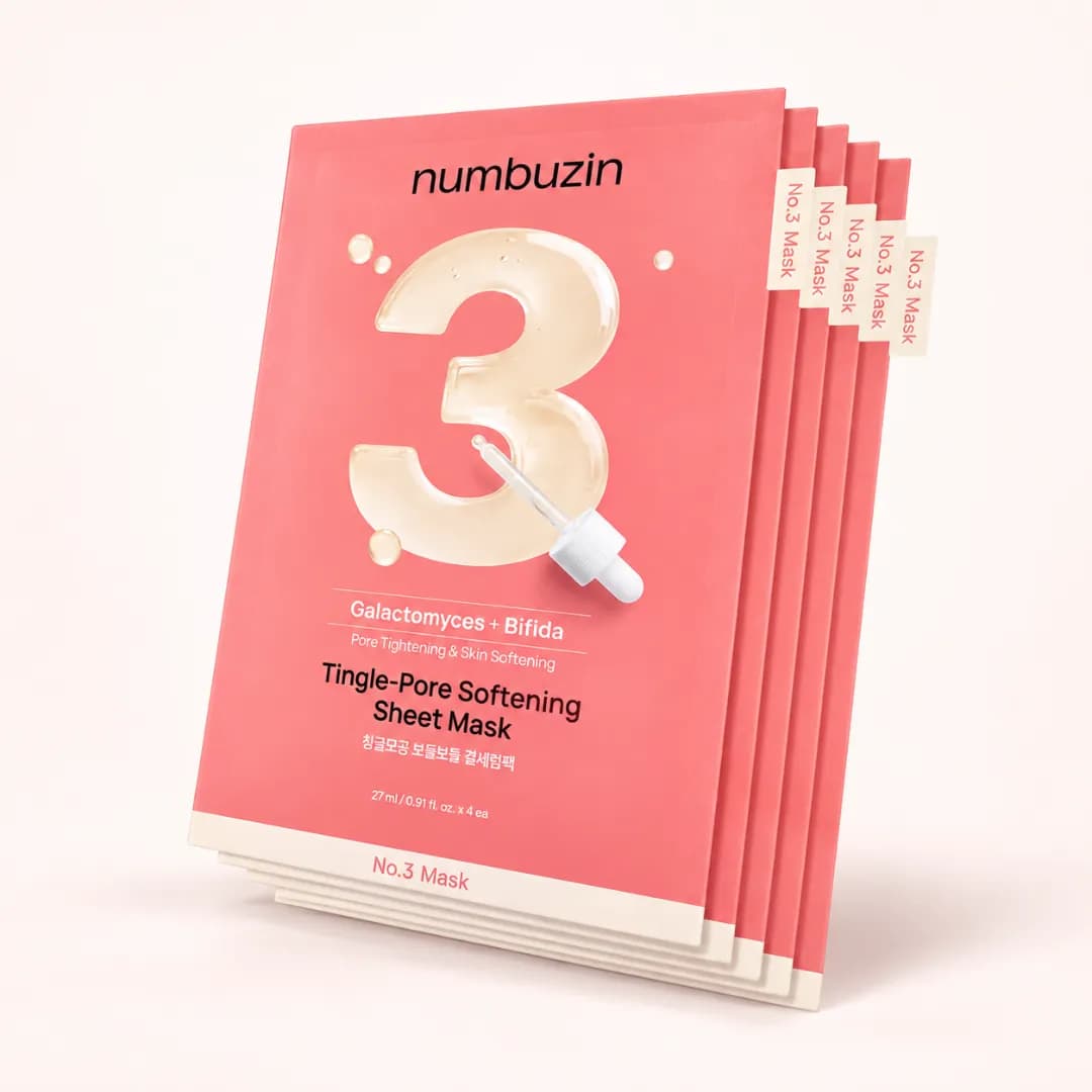 numbuzin - No. 3 Tingle-Pore Softening Sheet Mask - Imagen 1
