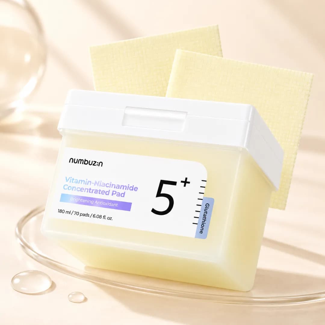 numbuzin - No.5+ Glutathione Vitamin-Niacinamide Concentrated Pad - Imagen 1