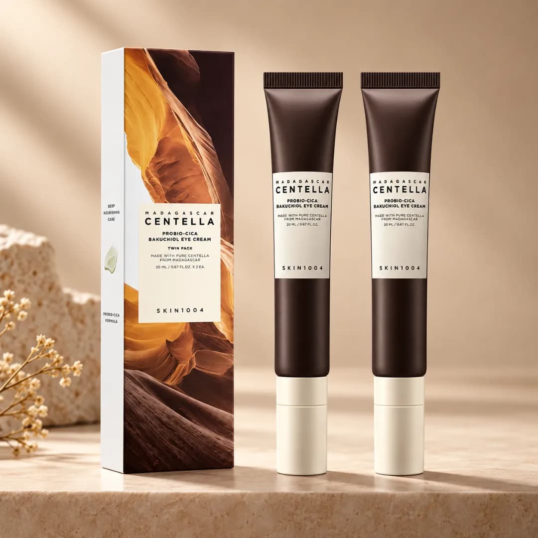 Madagascar Centella Probio-Cica Bakuchiol Eye Cream Twin Pack Set - Imagen 1
