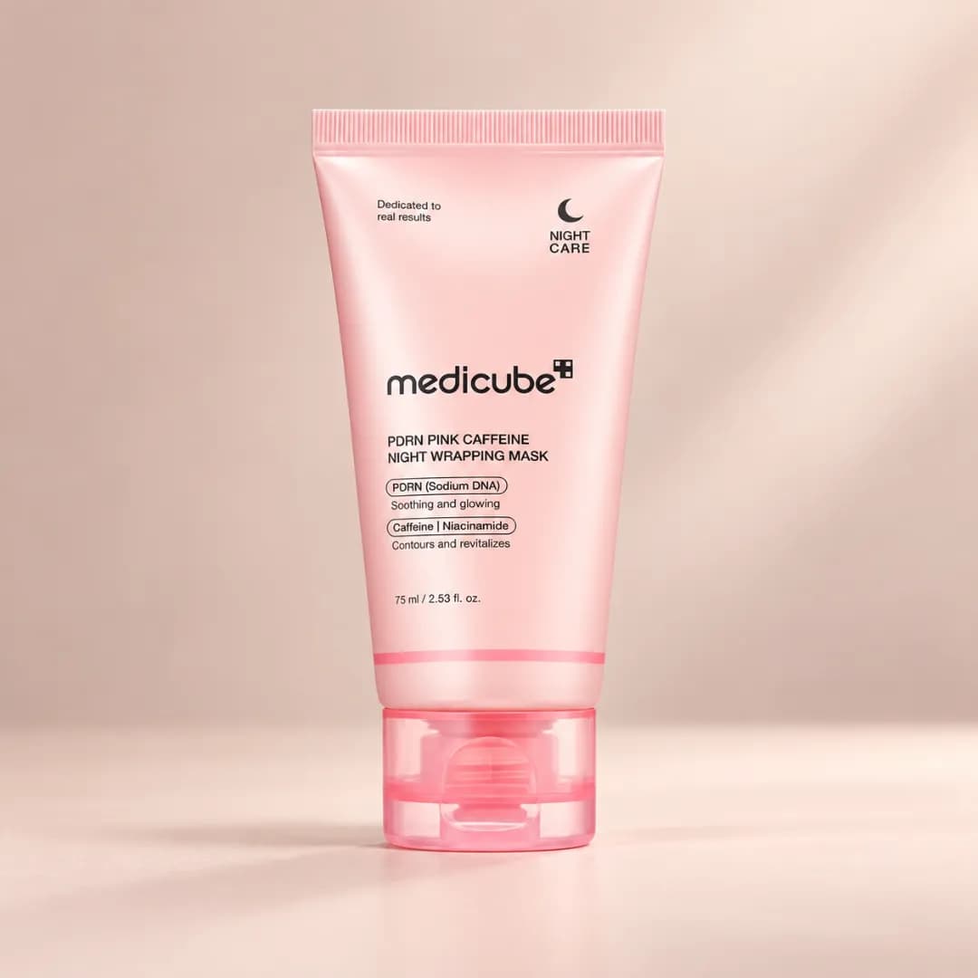 PDRN Pink Caffeine Night Wrapping Mask - Imagen 1