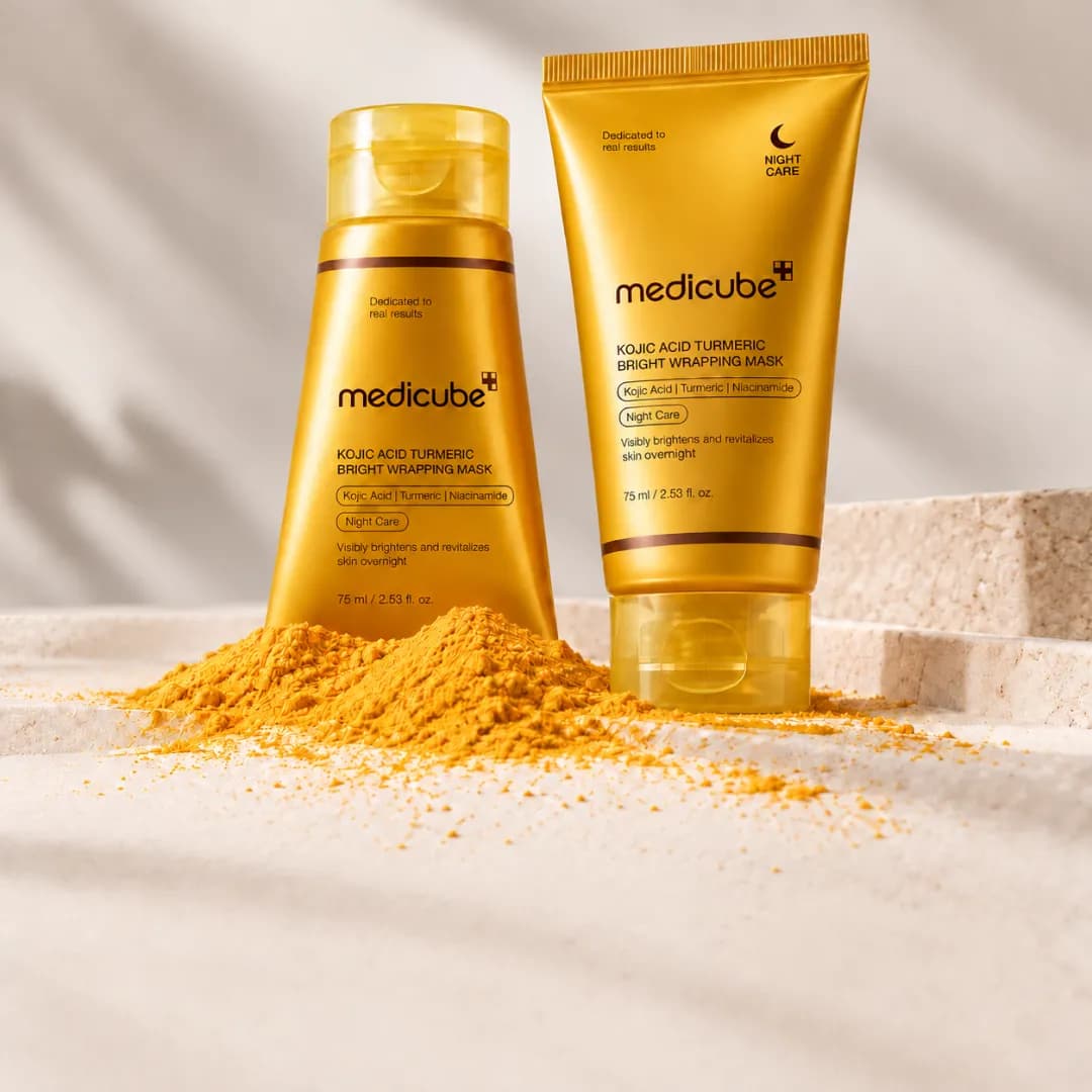 Medicube - Kojic Acid Turmeric Night Wrapping Mask - Imagen 1