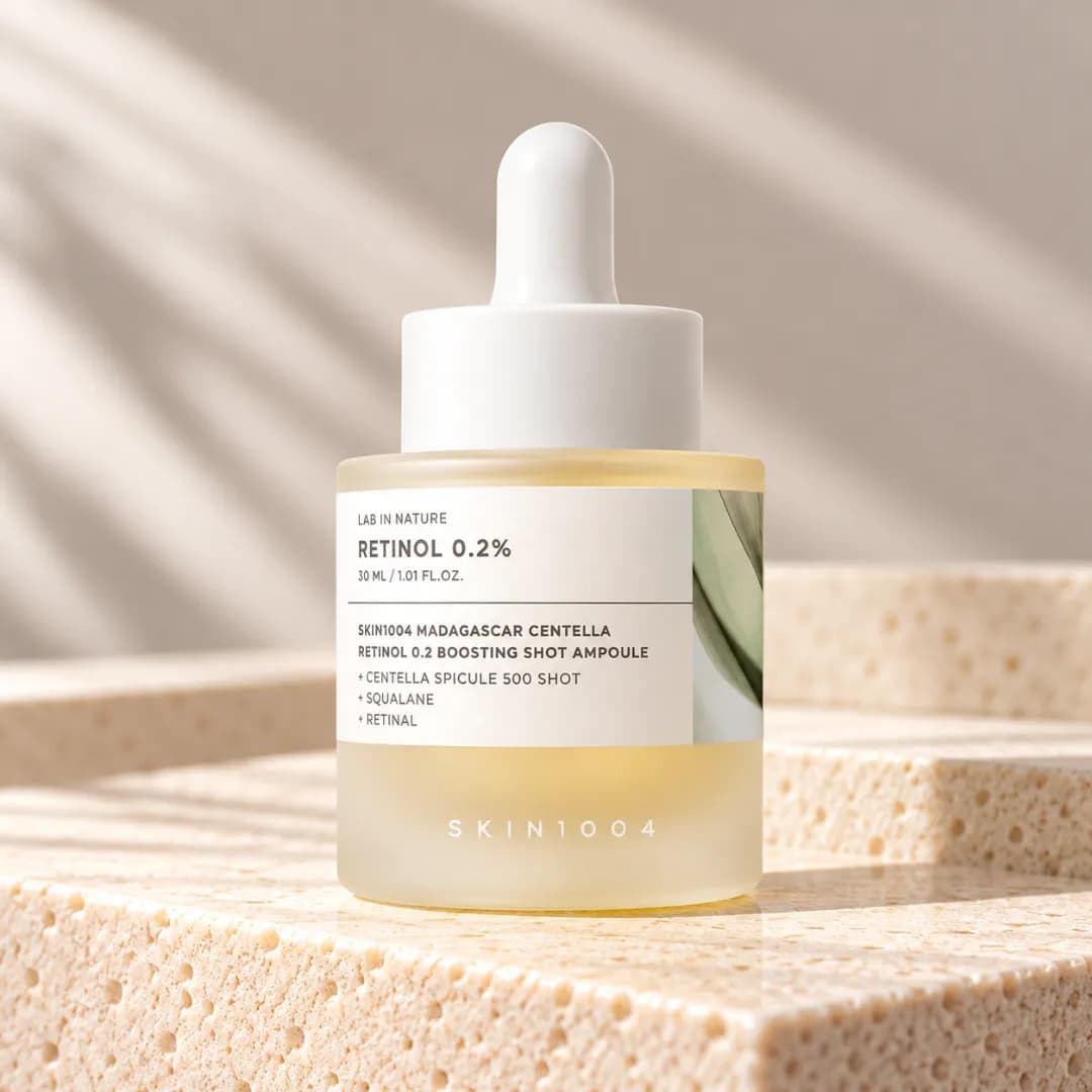Skin1004 - Ampolla Lab in Nature Madagascar Centella Retinol 0.2 Boosting Shot Ampoule - Imagen 1