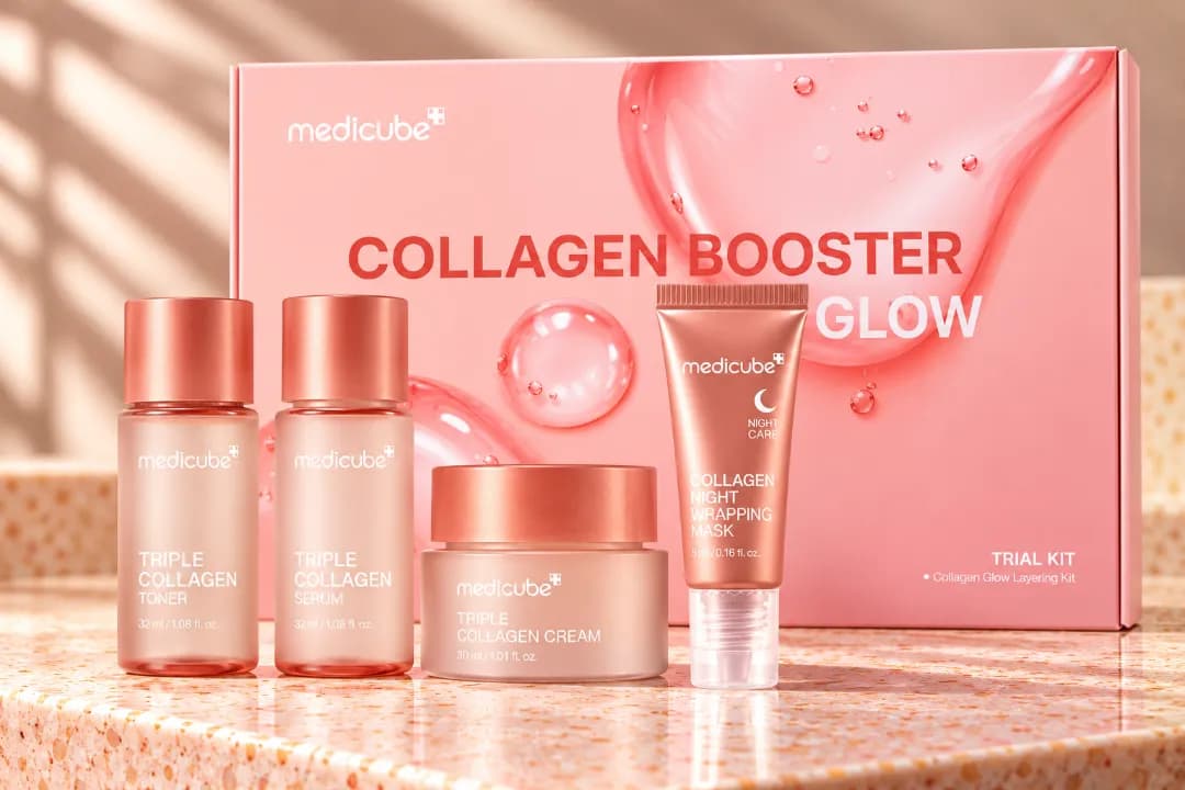 Medicube - Collagen Booster Glow Trial Kit - Imagen 1