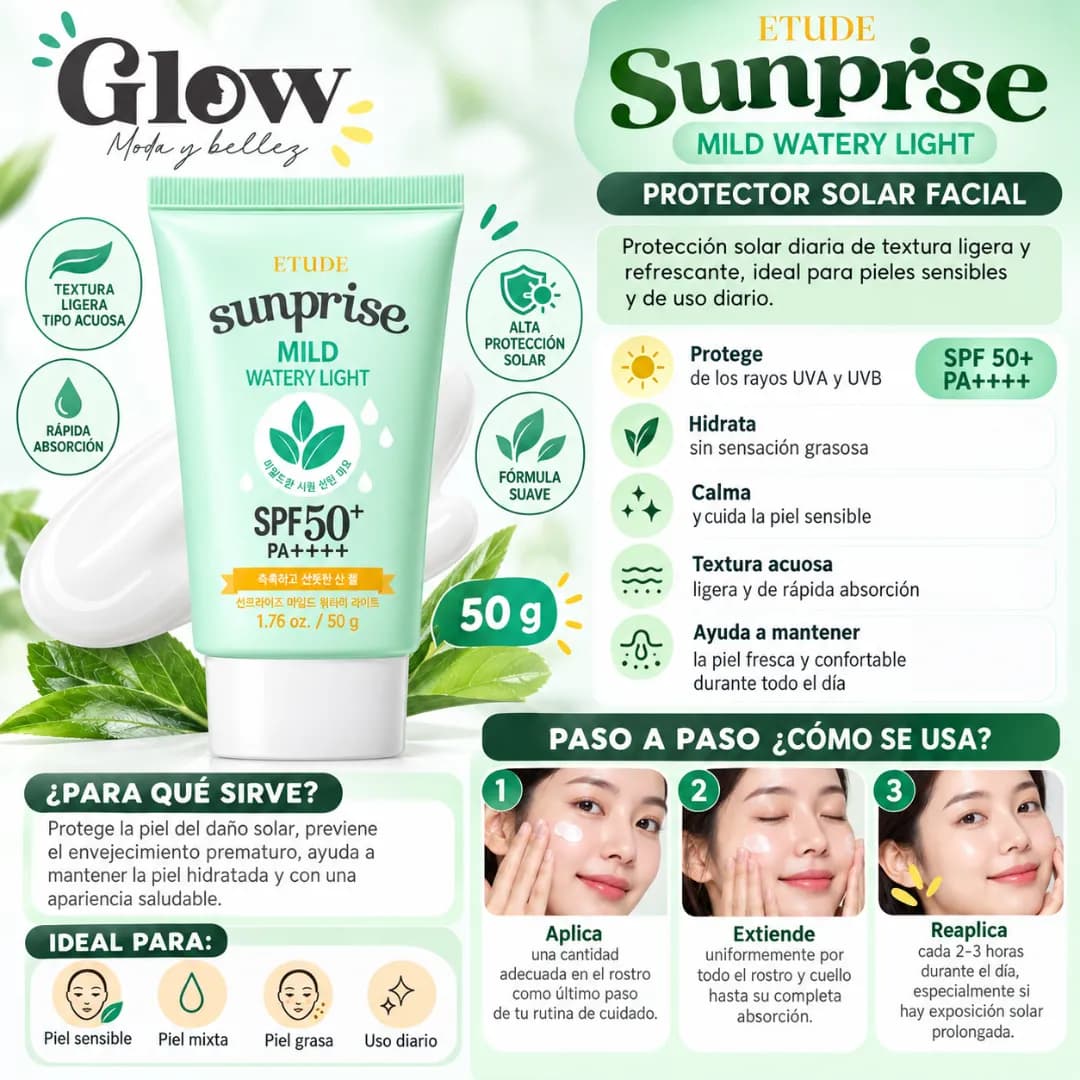 Etude - Sunprise Mild Watery Light - Imagen 2