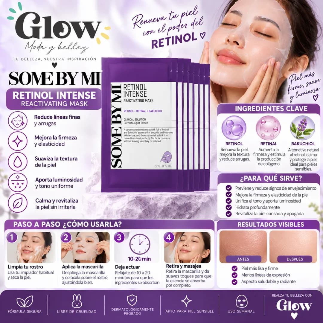Some By Mi - Retinol Intense Reactivating Mask - Imagen 2