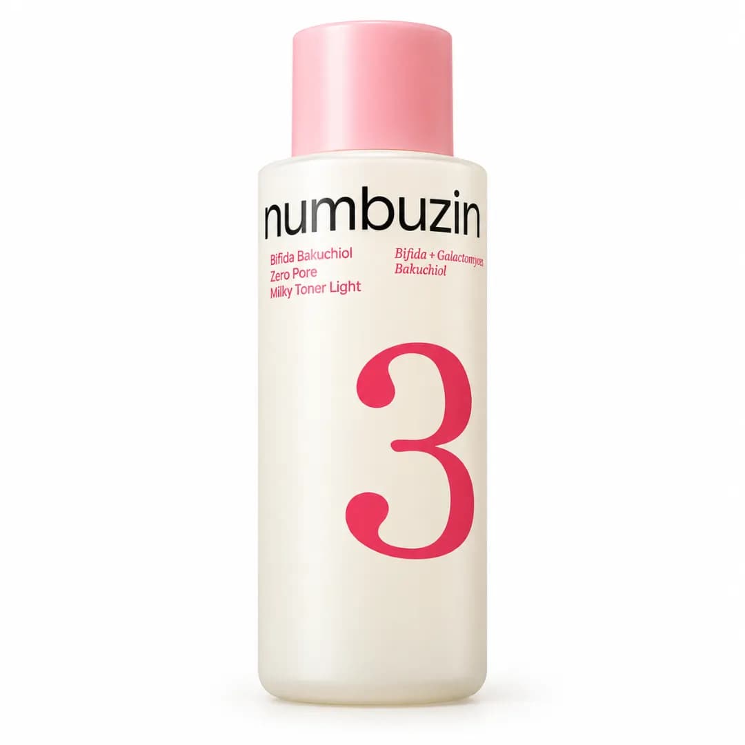 Numbuzin - No.3 Bifida Bakuchiol Zero Pore Milky Toner Light - Imagen 1