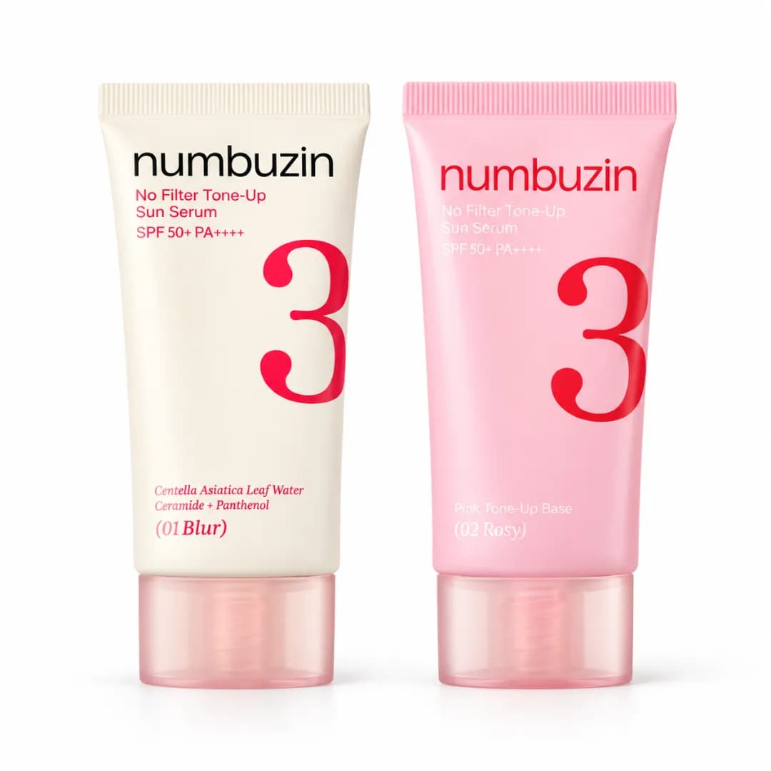 Numbuzin - No.3 No Filter Tone-Up Sun Serum - 2 Types - Imagen 1