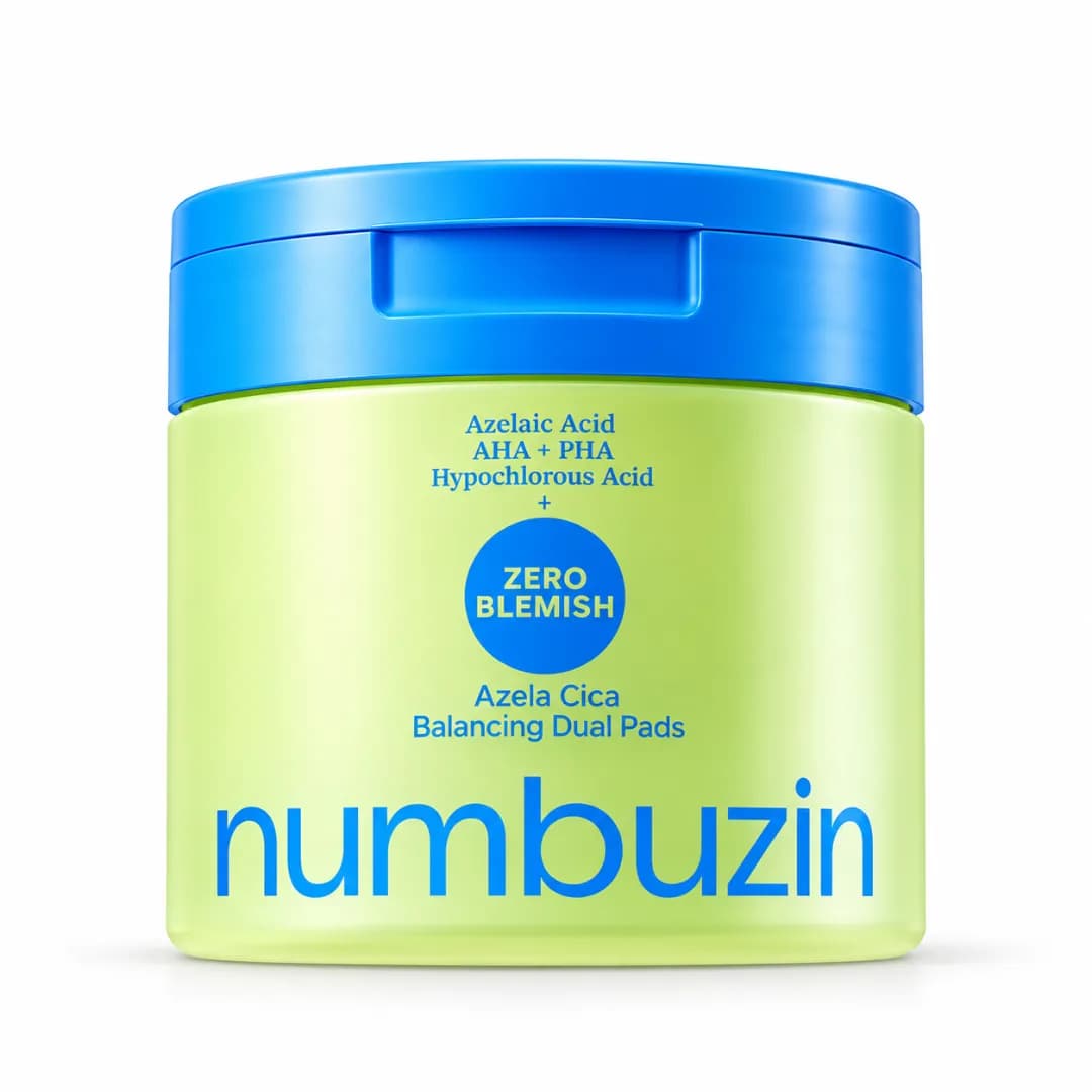 Numbuzin - Zero Blemish Azela Cica Balancing Dual Pads - Imagen 1