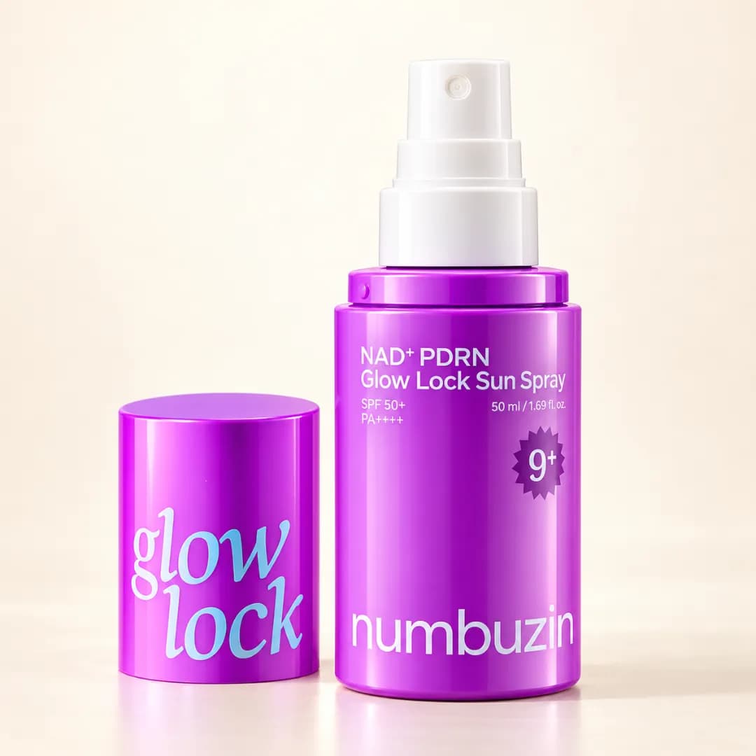 Numbuzin - No.9 NAD+ PDRN Glow Lock Sun Spray SPF50+ PA++++ - Imagen 1