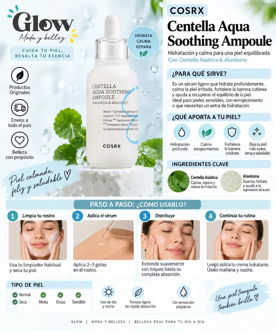 Cosrx - Centella aqua soothing ampoule - Imagen 2