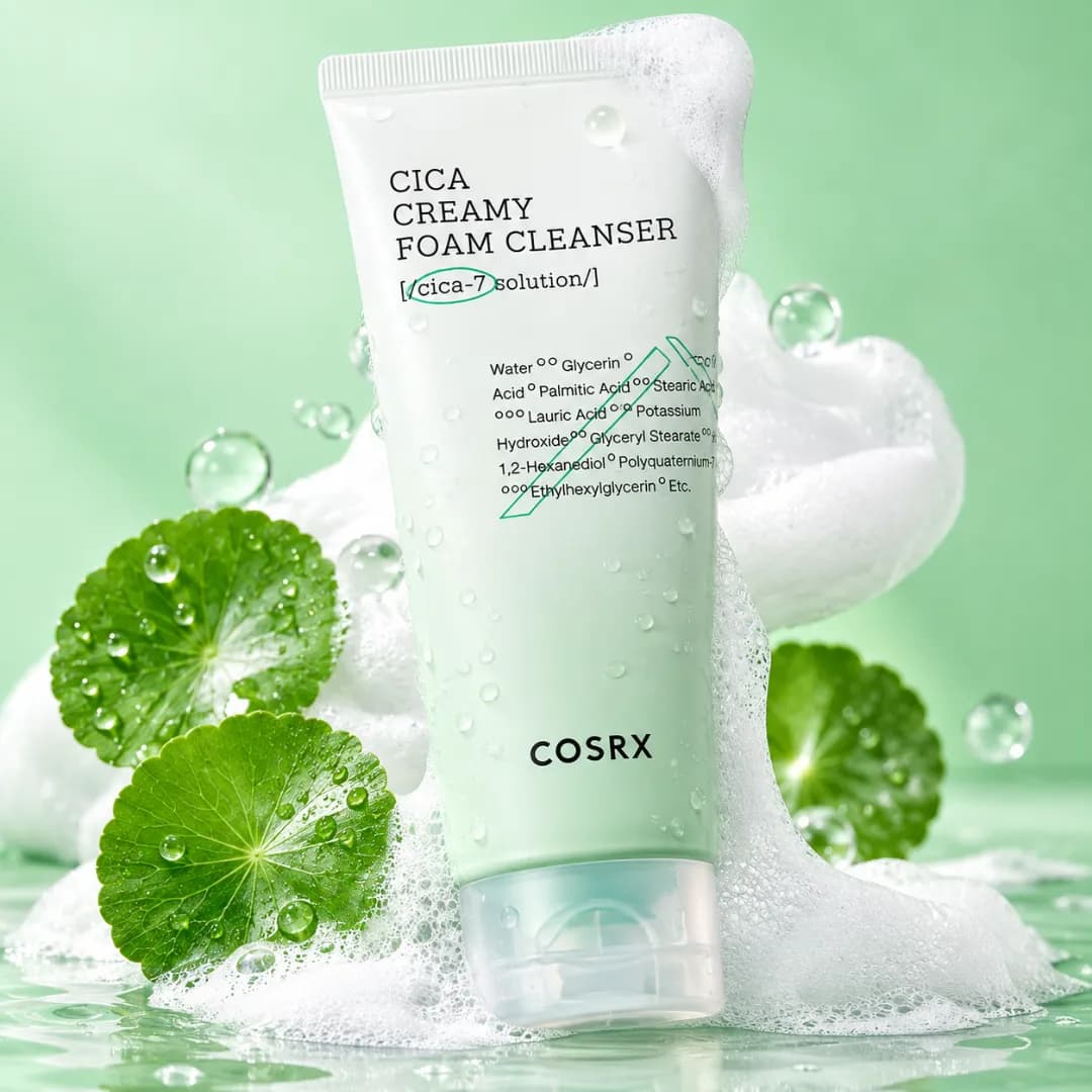 Cosrx - Pure Fit Cica Creamy Foam Cleanser - Imagen 1
