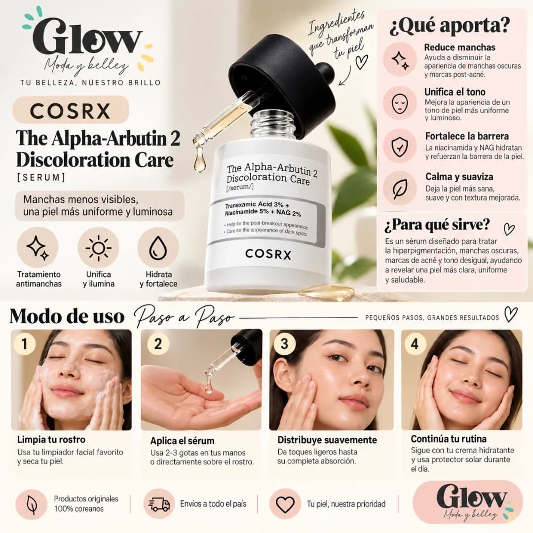 Cosrx - The Alpha-Arbutin 2 Discoloration Care Serum - Imagen 2