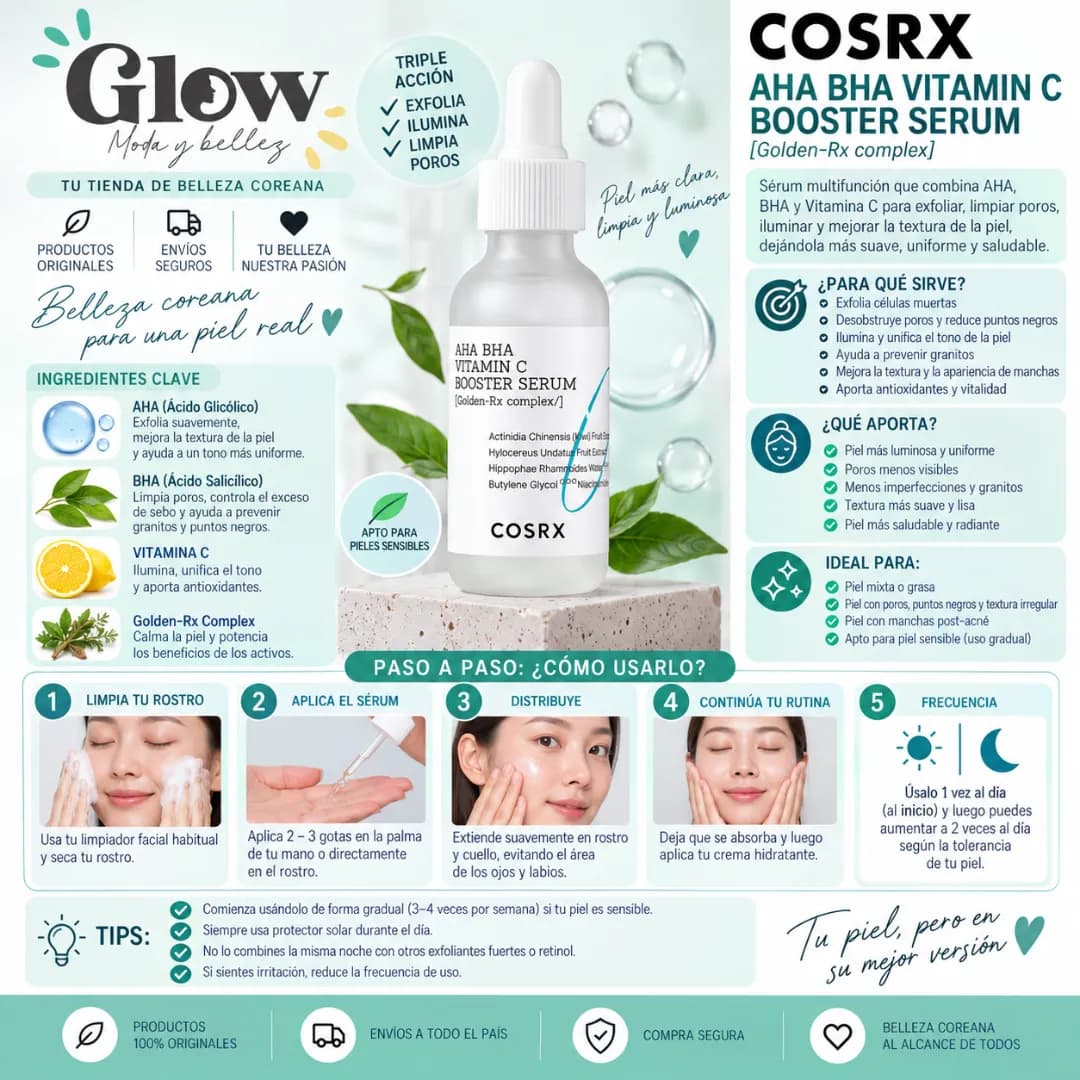 Cosrx - AHA BHA Vitamin C Booster Serum - Imagen 2