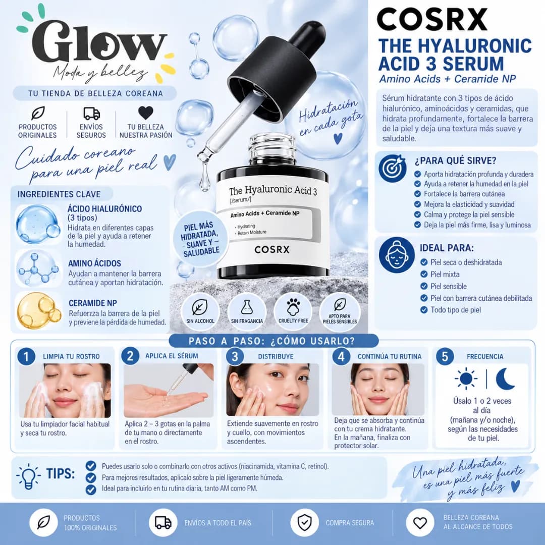 Cosrx - The Hyaluronic Acid 3 Serum - Imagen 2