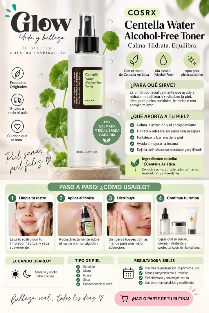 Cosrx - Centella Water Alcohol-Free Toner - Imagen 2
